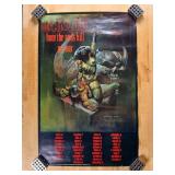 Danzig How The Gods Kill US Tour Poster Vintage