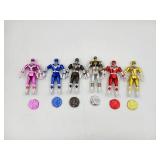Power Rangers The Movie 5.5" Ranger Team w/ Coins