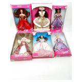 Barbie Ball Gown Dolls (x6) w/Exclusives