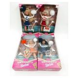University Barbie (x4) Georgetown/ASU/Virginia