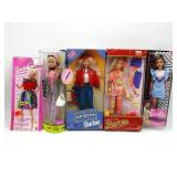 Barbie Assorted Lot of 4 Dolls with Outfit