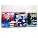 Power President Fashion Barbie Doll Lot of 3