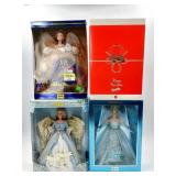 Holiday New Years Festive Barbie Lot of 4