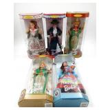 Barbie Dolls of the World Lot of (5)