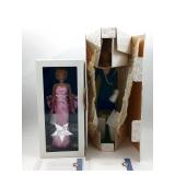 Franklin Mint Marilyn Monroe Pink satin gown/more