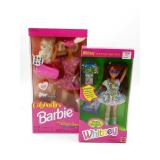 Caboodles Barbie Polly Pocket Whitney Doll Lot