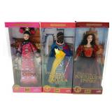 Barbie Princess Dolls of the World Lot of 3