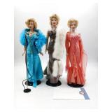 Franklin Mint Marilyn Monroe vinyl doll lot