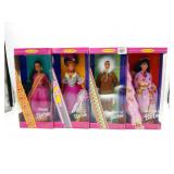 Barbie Dolls of the World Lot of (4)