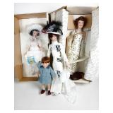 Legendary Ladies Porcelain Doll Lot Garland
