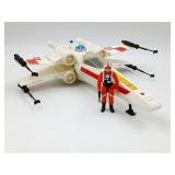 Star Wars Vintage X Wing Fighter/Pilot Luke Figure