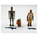 Star Wars Vintage ESB Figures Yoda/Bossk/IG 88