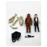 Star Wars Vintage Figures Han/Chewbacca/C-3PO