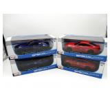 2015 Ford Mustang 1:18 Scale Die-Cast Lot of (4)