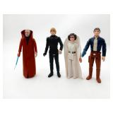 Star Wars vintage figures Luke/Obi Wan/Leia/Han