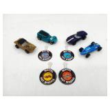 Vintage Hot Wheels Redline Vehicles w/Buttons