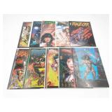 Razor Comics Lot w/Autograph + First Shi