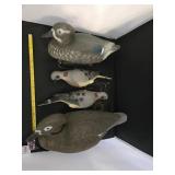 4 - Plastic decoys (2 - Ducks, 2 - doves)