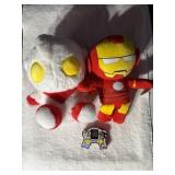 Ultra Man & Iron Man Plush & Sega McDonalds toy