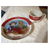 Campbell kids Danbury Mint tomato plate & tomato