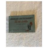 1944 German Dictionary for the soldier by Frank