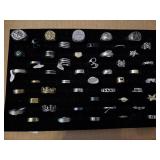 50 rings mixed menï¿½s womenï¿½s, some stainless