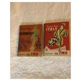 1963 TWA Travel Tips for Italy and Germany