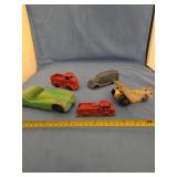 Irwin Jaguar, Barclay red pickup, Midgetoy + 2