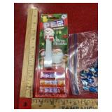 Sealed in package PEZ Christmas snowman and blue