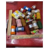 Craft yarns for punch embroidery, plush and