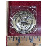 Challenge coin Goddard power plant naval support