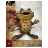 Vintage frog squeak toy tested works