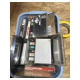Box lot of assorted cassettes unsearched untested