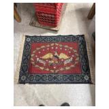 Vintage 1776ï¿½1976 eagle American rug 30x36