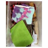 Mixed linens in a 56 qt box