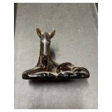Vintage glass horse cologne