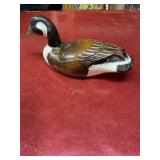Vintage wooden duck decoy display 10-inch