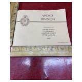 1987 Word Division supplement to US government