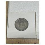 1968 1 franc coin