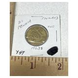 1963 PENNI a Finland uncirculated coin