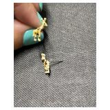 Big lot giraffe earrings for jewelry crafting or