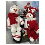 Christmas box lot includes tote untested