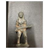 Vintage metal Indian figurine