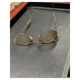 Vintage eye glasses with metal frame