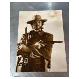 Vintage Clint Eastwood postcard