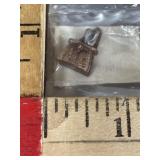 2 tiny fish basket creel kreel charms resin?