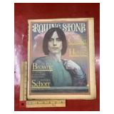 Vintage Rolling Stone magazine Jackson Browne