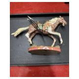 Vintage resin Native American horse figure