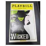 Broadway Playbill Wicked with top of the rock