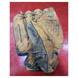 Vintage left handed catchers glove
